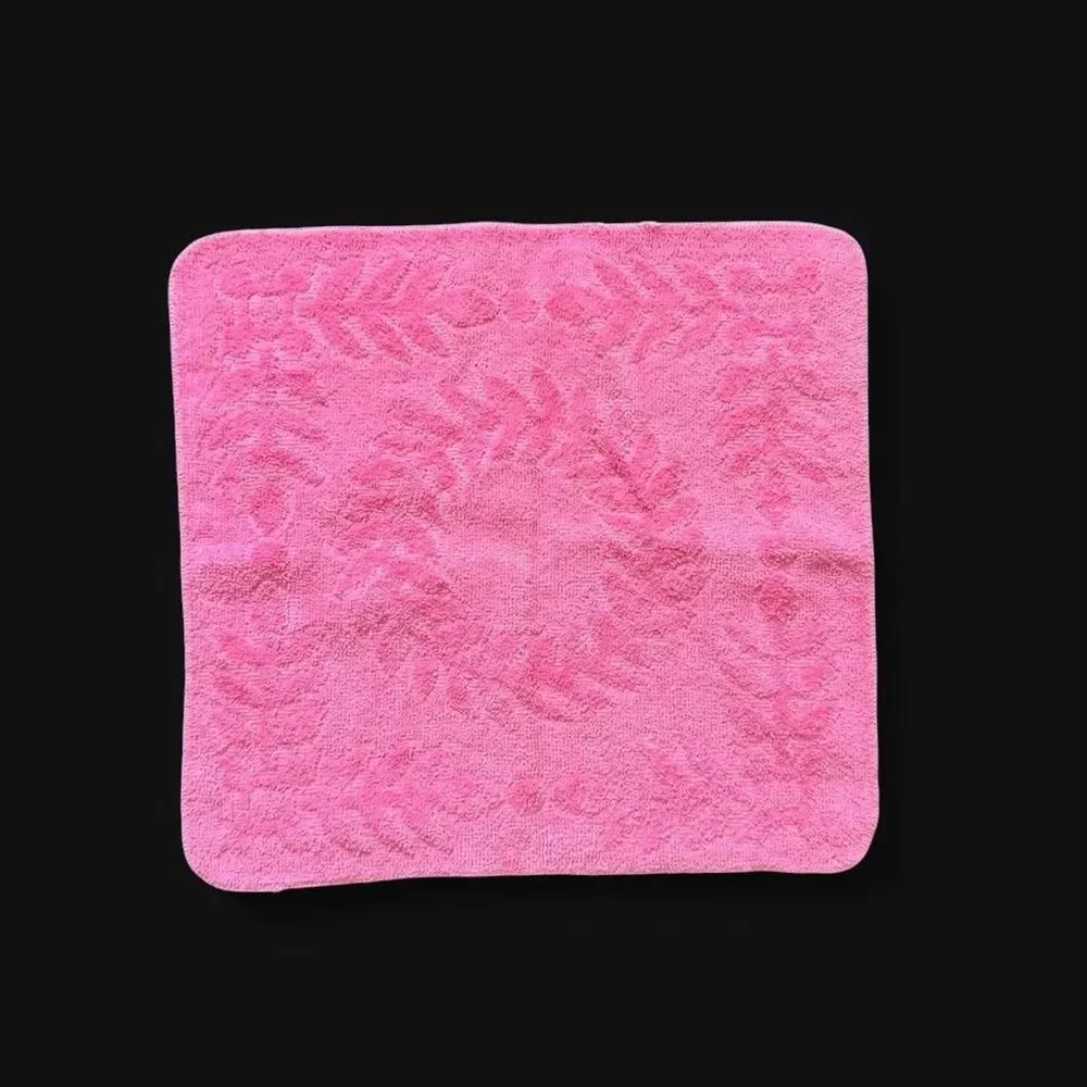 vintage 70s canon hot pink washcloth